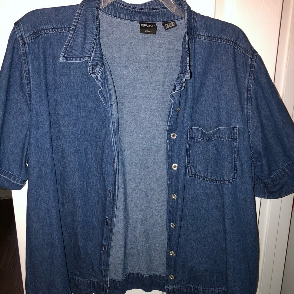 Vintage Denim Blouse